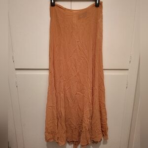 Reformation Tan Flowy Maxi Skirt Size 4